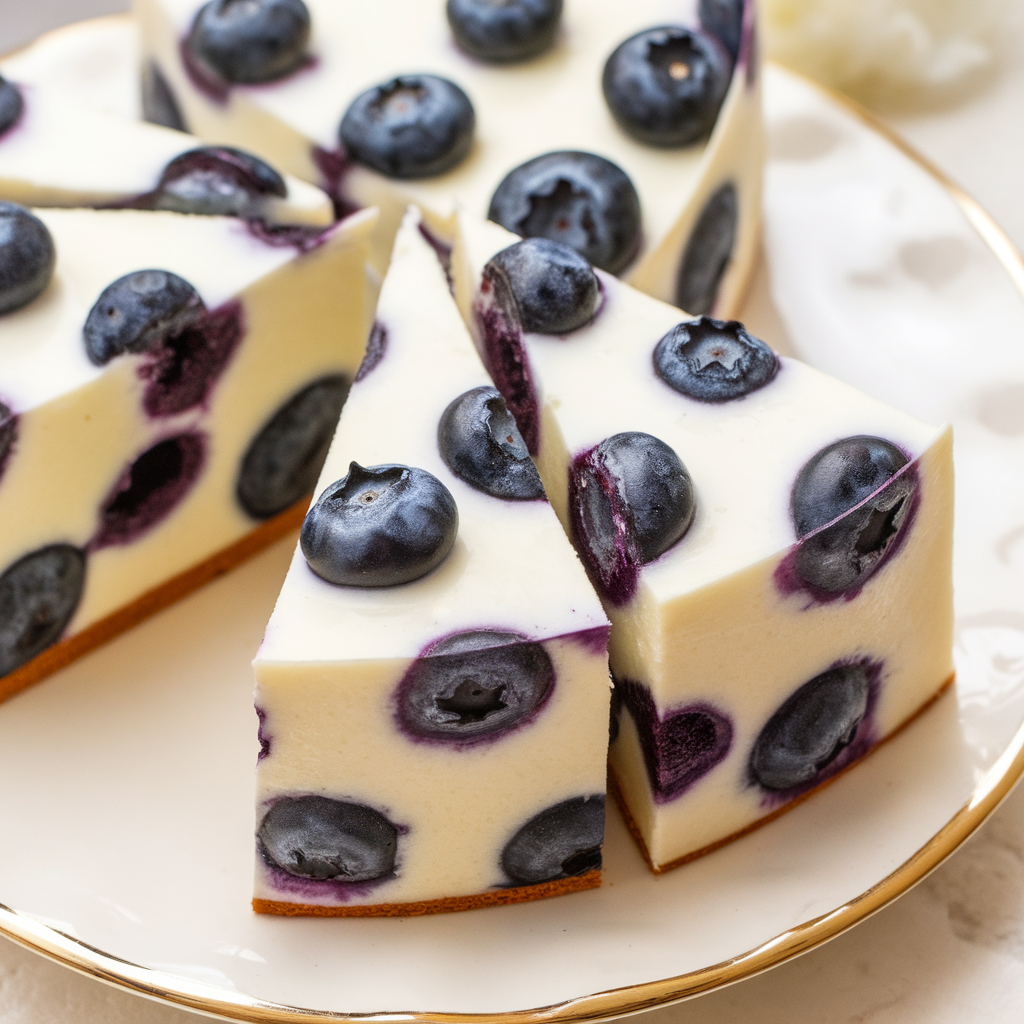 Blueberry and Yogurt Dog Cake