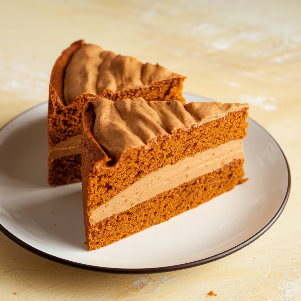 Pumpkin and Peanut Butter Dog Cake