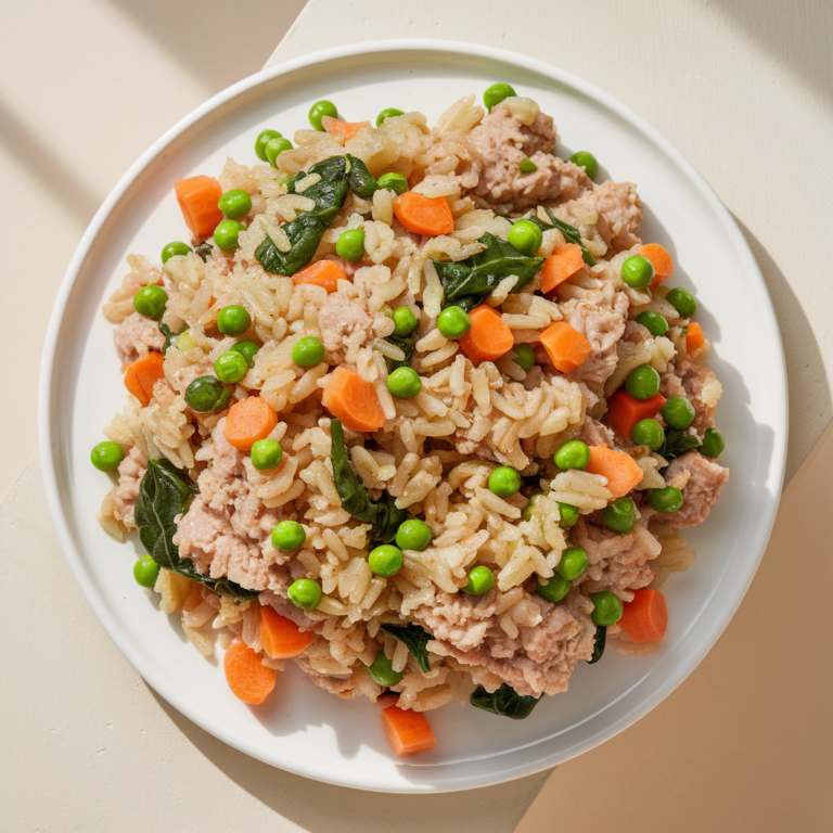 homemade turkey and rice dog food recipe