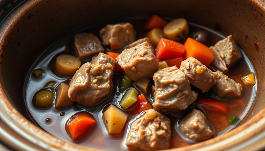 simple crockpot dog food
