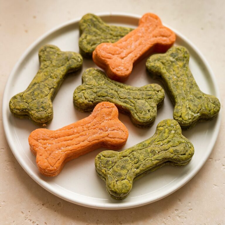spianch carrot dog treats