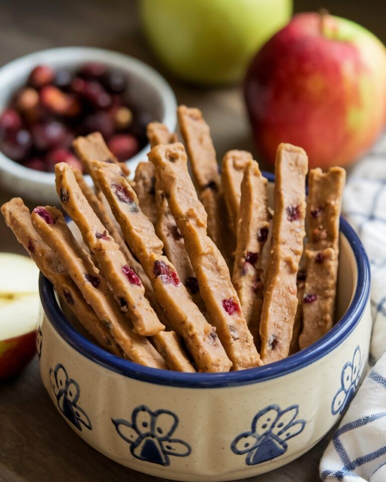 Apple Cranberry Dog Dental Stickss