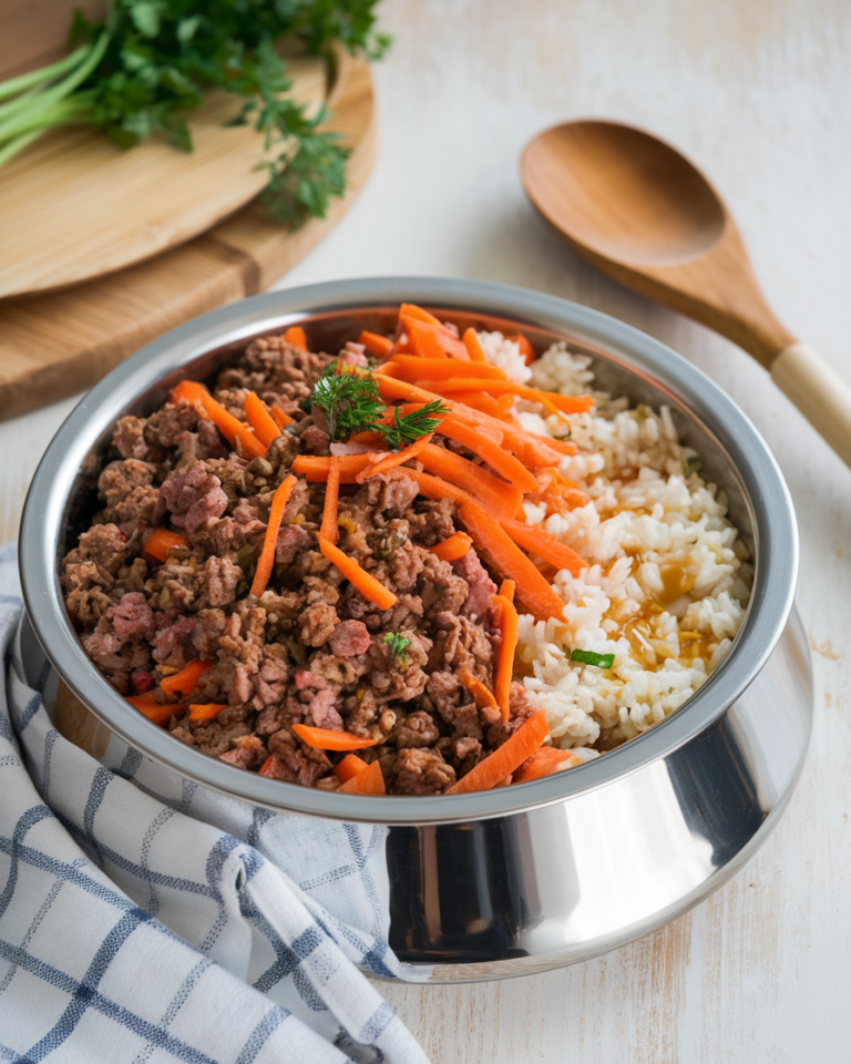 Beef & Carrot Dog Food Recipessa