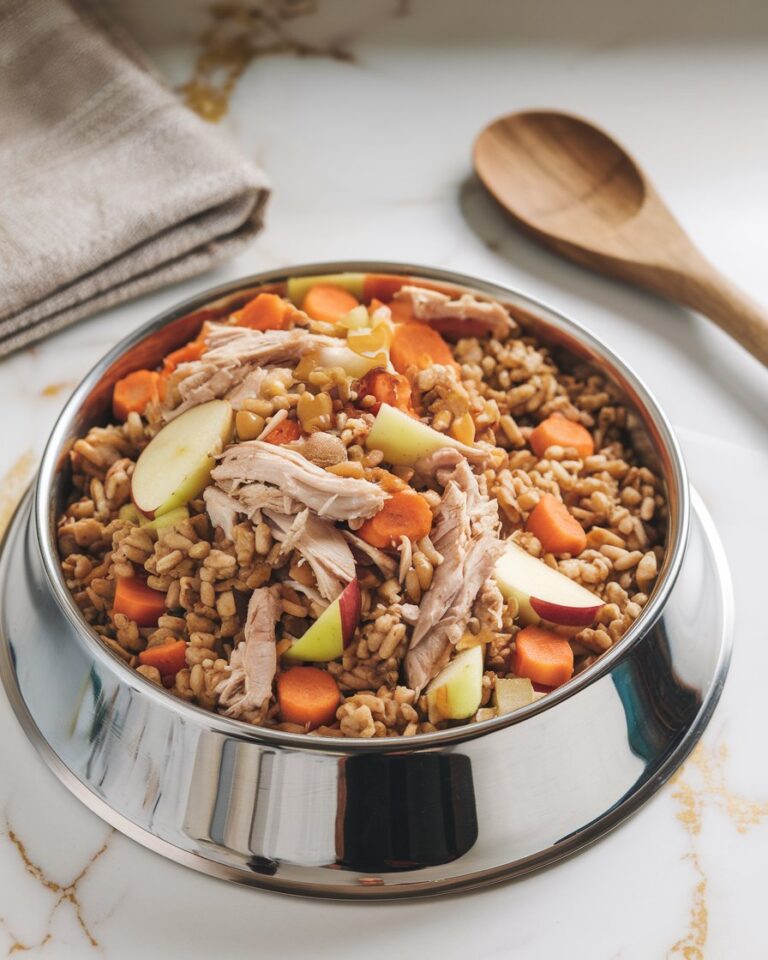 Chicken & Apple Dog Food Recipe