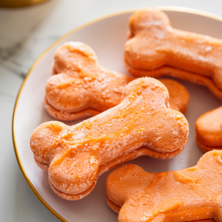 Homemade Frozen Carrot Dog Treats
