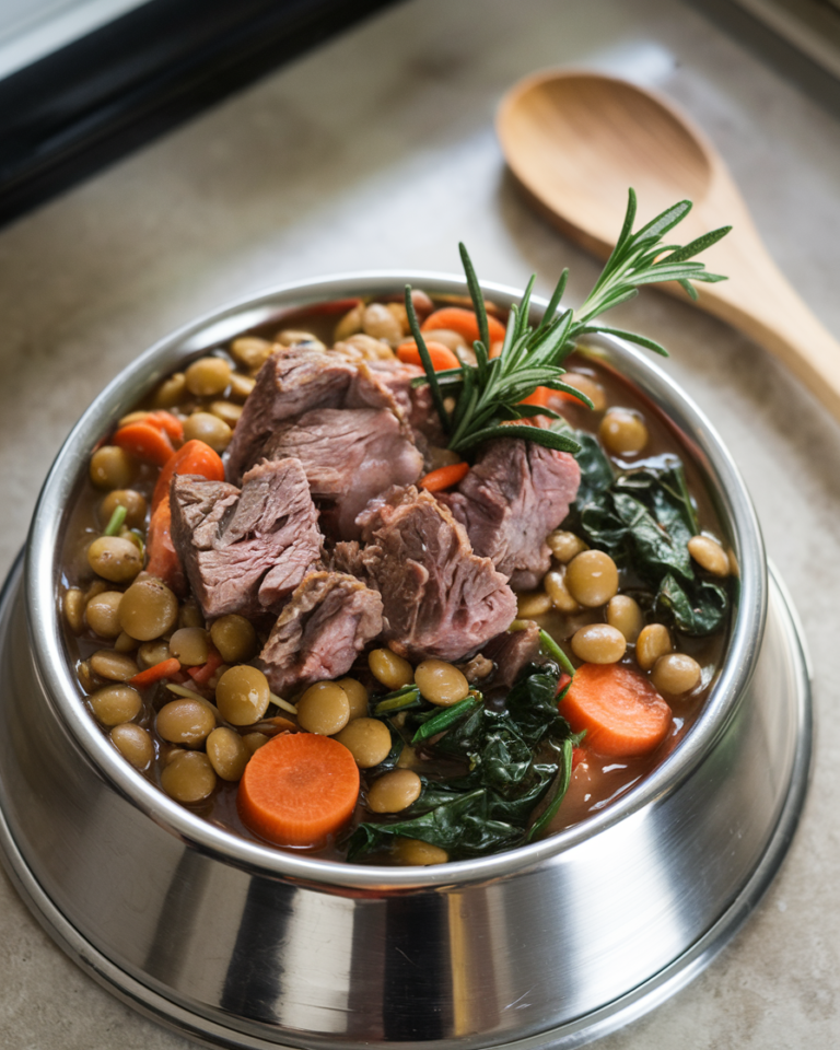Lamb   Lentil Stew with Rosemary