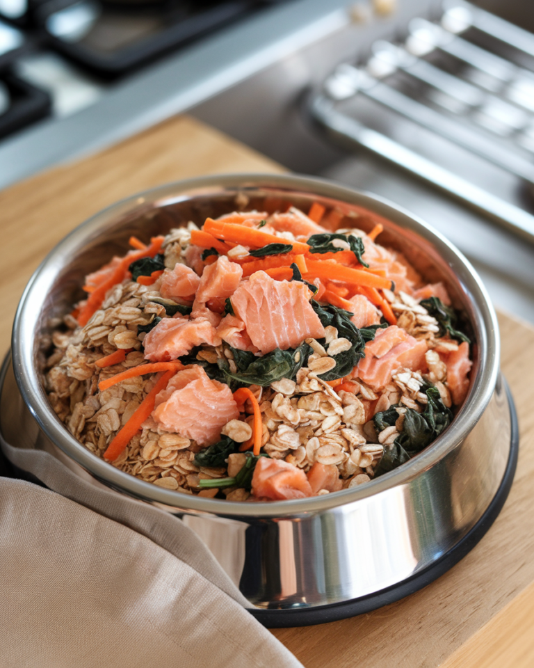 Salmon & Oatmeal Dog Food Recipe