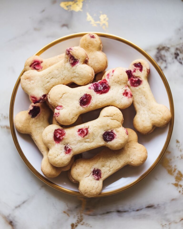 Apple and Cranberry No-Bake Dog Treat