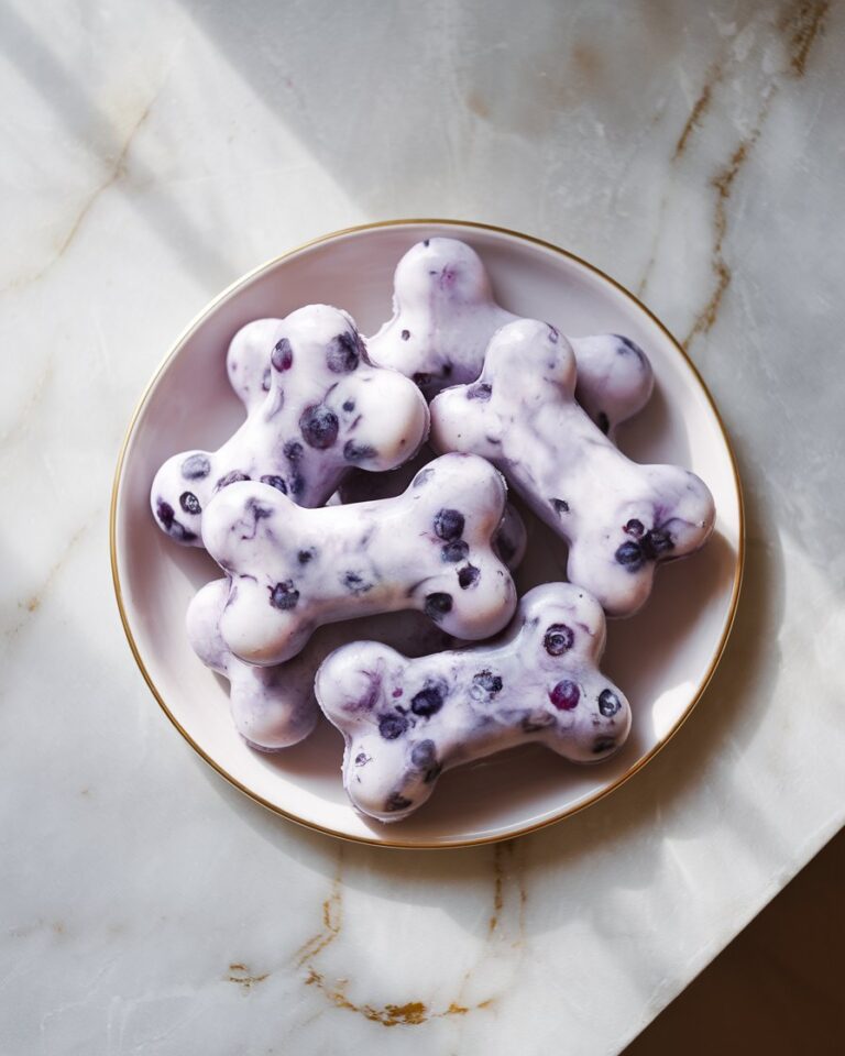 Blueberry Frozen Dog Treats Recipe